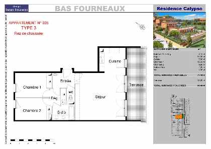 Lot plan Example 2-bed